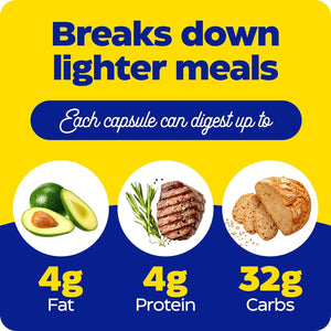 Enzymedica Digest Basic, Digestive Enzymes for Sensitive Stomachs, Offers Fast-Acting Gas & Bloating Relief, 180 Count