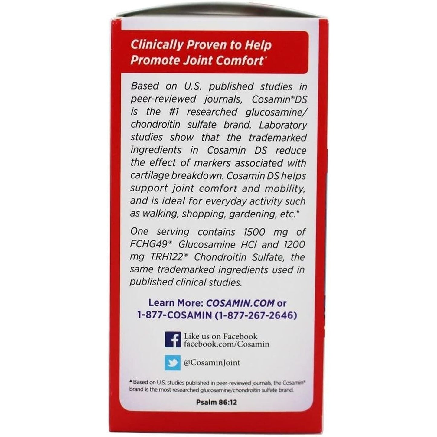 Cosamin DS for Joint Health Dietary Supplement, 210 Capsules