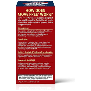 Move Free Triple Strength Glucosamine Chondroitin and Hyaluronic Acid Joint Supplement, 80 Count