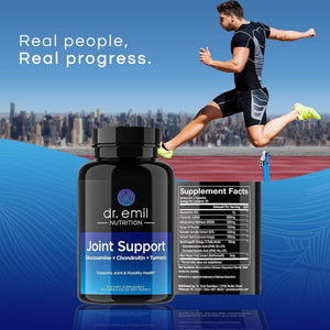 DR. EMIL NUTRITION Joint Aid Supplement with Glucosamine Chondroitin, MSM & Turmeric (60 Capsules)