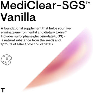 THORNE Mediclear-Sgs - Foundational Support, Eliminate Environmental and Dietary Toxins - Vanilla - 34.4 Oz