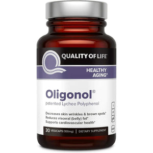 Quality of Life - Premium anti Aging Supplement- Promotes Cardiovascular Health, Circulation & Youth 30 Vegicaps