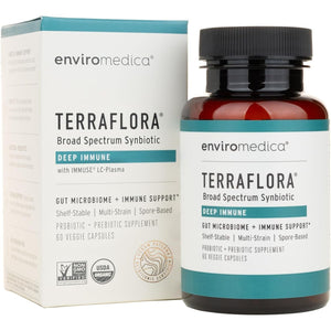 Enviromedica Terraflora Deep Immune SBO Probiotic + Prebiotic Supplement (60Count)