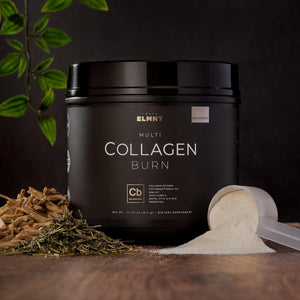 ELMNT Super Collagen Powder for Women Weight Loss + Beauty W. Probiotics, Hyaluronic Acid, ACV, KSM-66, Biotin (Unflavored)