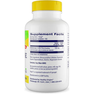 Healthy Origins Nattokinase 2,000 Fus, 100 Mg - 180 Veggie Capsules