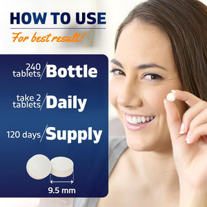 Vitamatic L-Theanine Supplement 400Mg per Serving - 240 Tablets