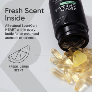 Sports Research® Vegan Omega-3 Fish Oil Alternative from Algae Oil - 60 Plantgel Capsules