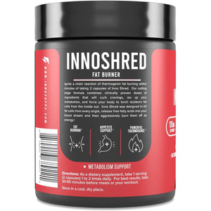 Inno Shred Fat Burner for Men and Women (60 Capsules) (With Stimulant)