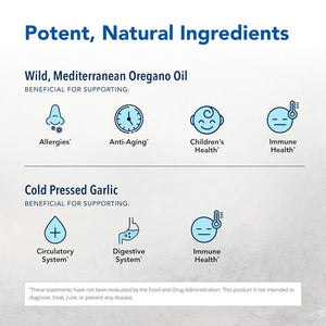 NORTH AMERICAN HERB & SPICE Oregamax - Healthy Digestive & Immune Support - 90 Servings