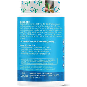 Nbpure Mago7 - Occasional Constipation Relief, Stool Softening, & Bloating Support - Ozonated Magnesium Oxide, 90 Capsules