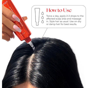 Hairtamin Advanced Hair & Scalp Serum Pack | All-Natural Vegan Biotin Capsules & Serum Sample for Hair, Skin & Nail Growth