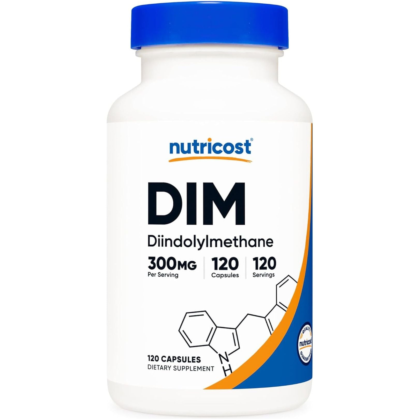 Nutricost DIM (Diindolylmethane) plus Bioperine 300Mg, 120 Vegetarian Capsules
