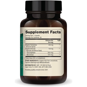 Dr. Mercola Fermented Broccoli Sprouts, Supports Detoxification Processes 30 Servings