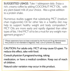 MCT Oil - Intermittent Fasting Support, Metabolism & Brain Power Boost, 32 Fl Oz