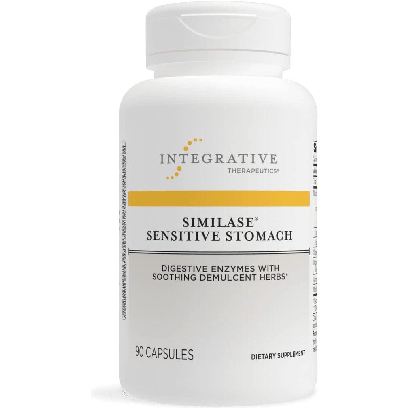Integrative Therapeutics Similase Sensitive Stomach - Digestive Enzymes with Soothing Herbs* 90 Vegetable Capsules
