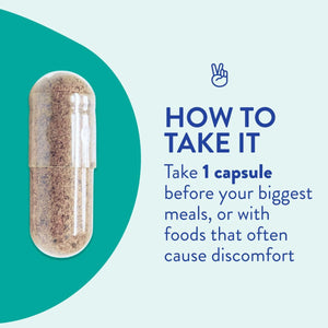 FRISKA Women’S Daily Digestive Enzyme and Probiotics Supplement, 30 Capsules