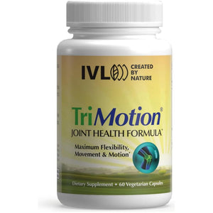IVL Trimotion Joint Health Formula - Premium Relief for Joint Discomfort & Stiffness, Promotes Optimal Mobility & Flexibility (60 Capsules)