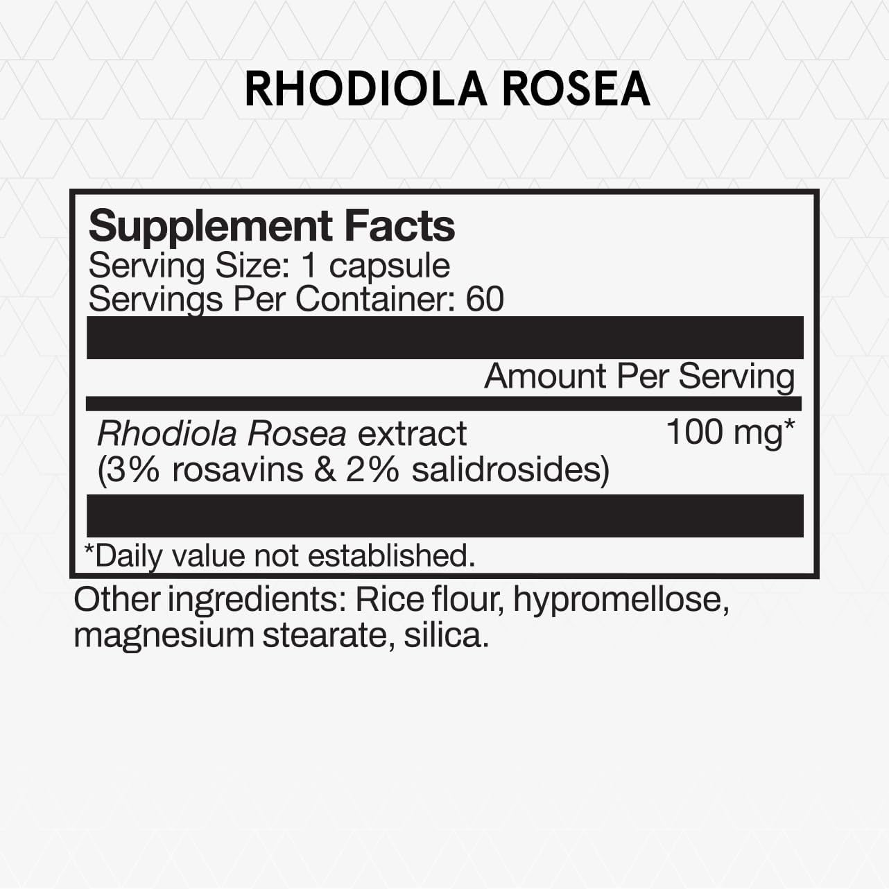 Momentous Rhodiola Rosea Supplement - Adaptogen Supplement for Cognitive Function, Fatigue & Stress Support 60 Servings