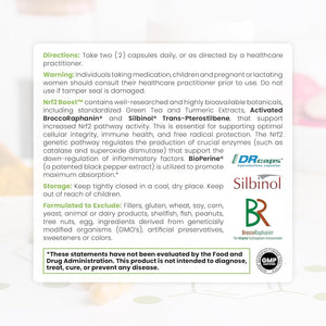 Pure Therapro Rx Nrf2 Boost - Antioxidant Supplement to Reduce Oxidative Stress, Made in USA (60 Vegan Capsules)