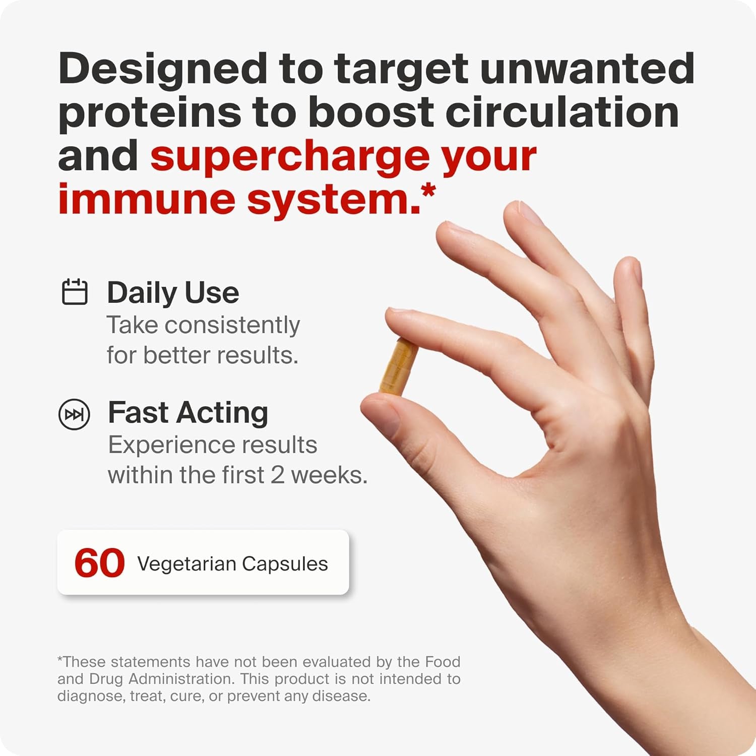 Spike Detox Supplement - Potent Foreign Protein Cleanse (60 Count)