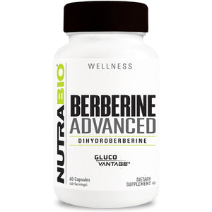 Nutrabio Berberine Advanced Supplement, 200 Mg - Provides Advanced Absorption Carbohydrate Tolerance Support 60 Caps
