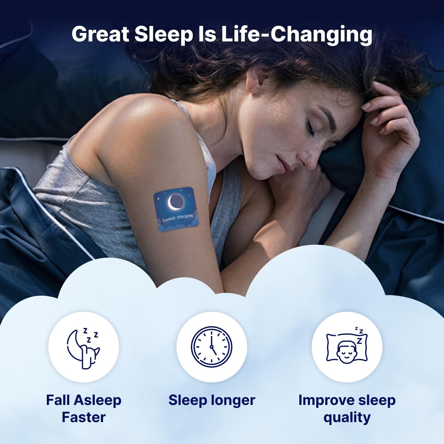 Original Sleep Patches for Adults Extra Strength | Easy-To-Apply Sleep Patch with Melatonin & Valerian 28 Patches