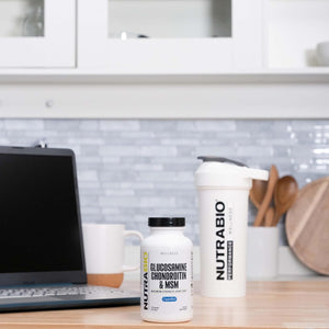 Nutrabio Glucosamine Chondroitin & Optimsm Supplement, Joint Support Formula - 120 Capsules