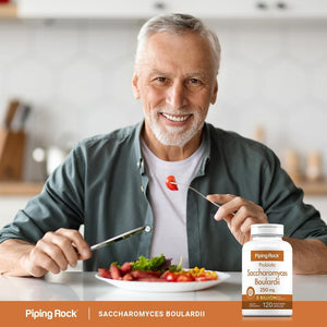 Piping Rock Saccharomyces Boulardii | 5 Billion Cfus | 120 Capsules | Non-Gmo, Gluten Free Supplement