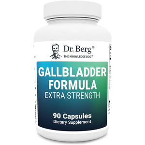 Dr. Berg Gallbladder Formula Extra Strength - Made W/Purified Bile Salts & Digestive Enzymes -90 Capsules/45 Servings