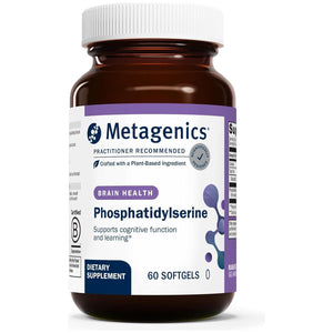 Metagenics Phosphatidylserine - Brain Support Supplement for Focus & Learning 60 Softgels