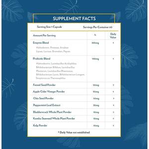 TERRA ORIGIN - Digestive Enzymes with Probiotics | Supports Healthy Digestion | Made in the USA, | 60 Servings