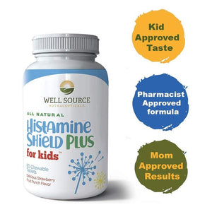 Histamine Shield plus for Kids™ All Natural Antihistamine Supplement 60 Tablets