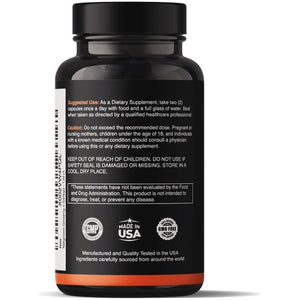 Natgrown Panax Ginseng & Ginkgo Biloba Supplement - Supports Memory Focus & Brain Function - 120 Count