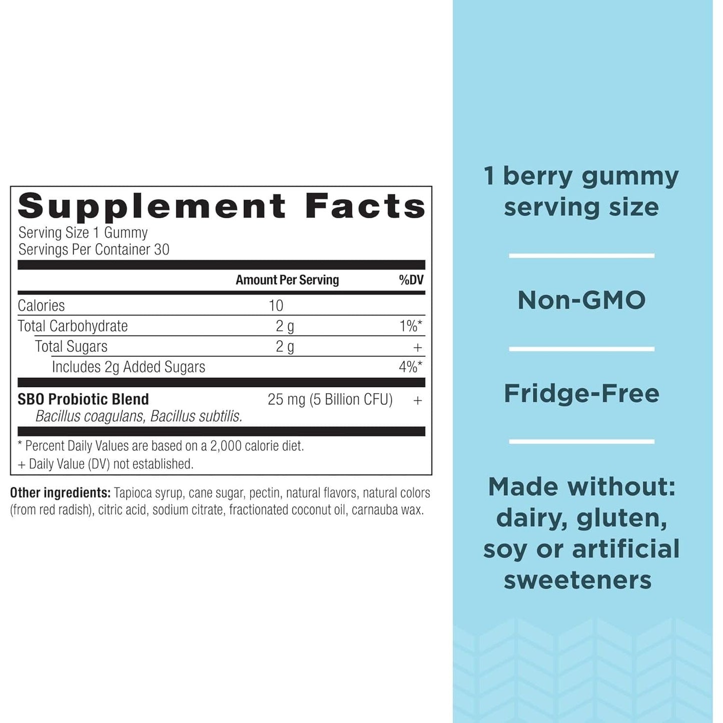 Ancient Nutrition Probiotics for Kids, Berry, Reduces Occasional Bloating and Constipation, 30 Count