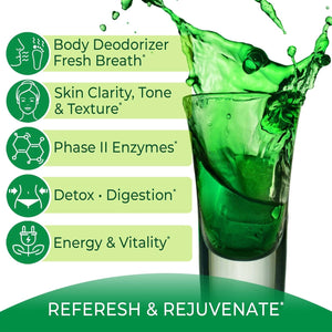 Eniva Health Liquid Chlorophyll Vegan | Immunity | Detox & Cleanse | Energy Boost | Internal Deodorant 16 Fl Oz Bottle