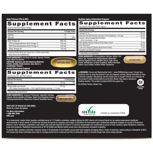 GNC Mega Men 50 plus Vitapak | Heart Health, Prostate Health, and Mental Sharpness | 30 Count