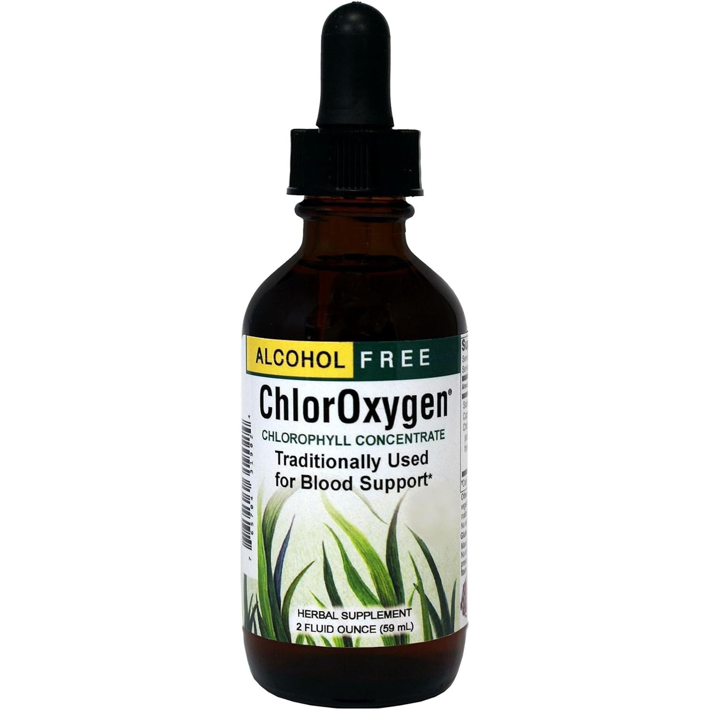 Herbs Etc. Chloroxygen Chlorophyll Concentrate - Aids Healthy Blood Circulation - Natural Vitality Support - 2 Fl Oz (132 Servings)