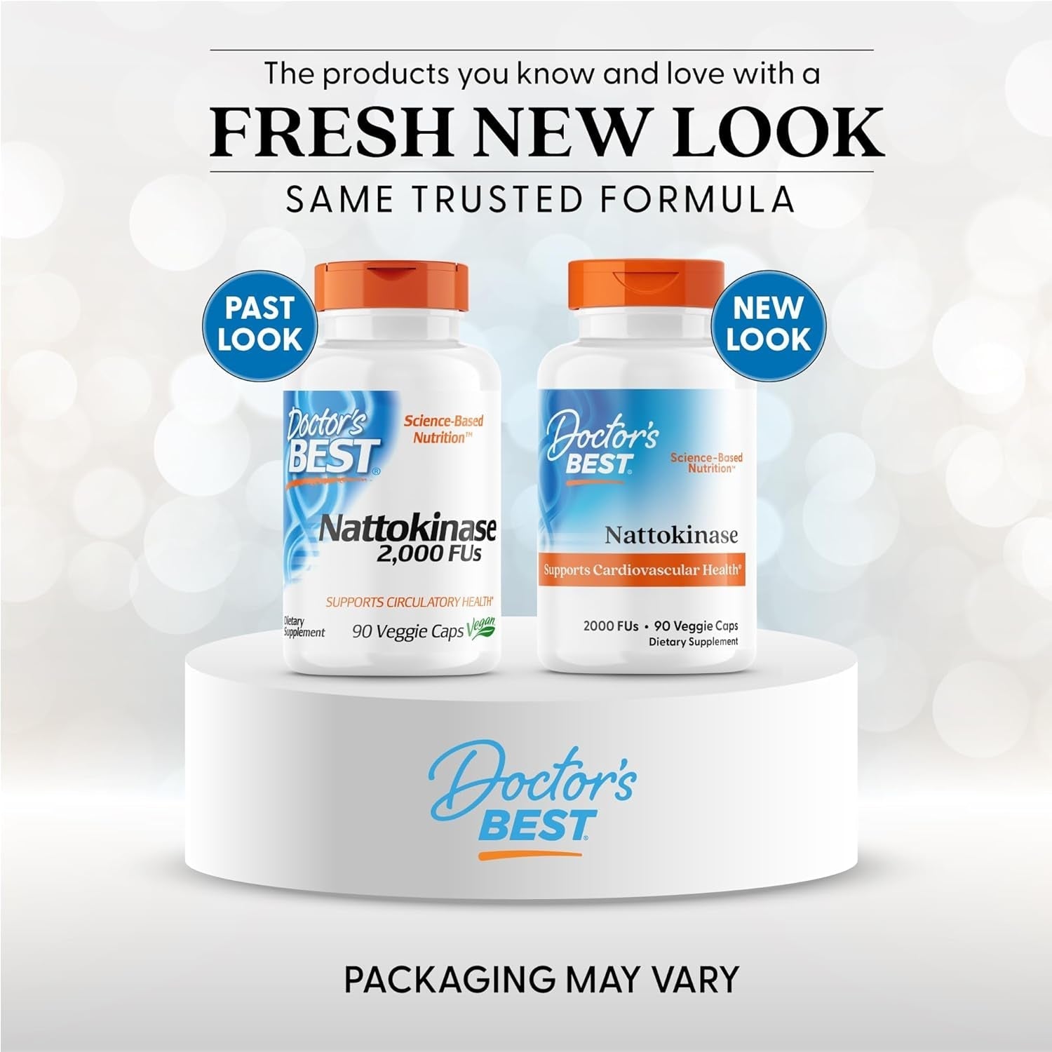 Doctor'S Best Nattokinase 2,000 Fu, Supports Cardiovascular and Circulatory Health, 90 VC