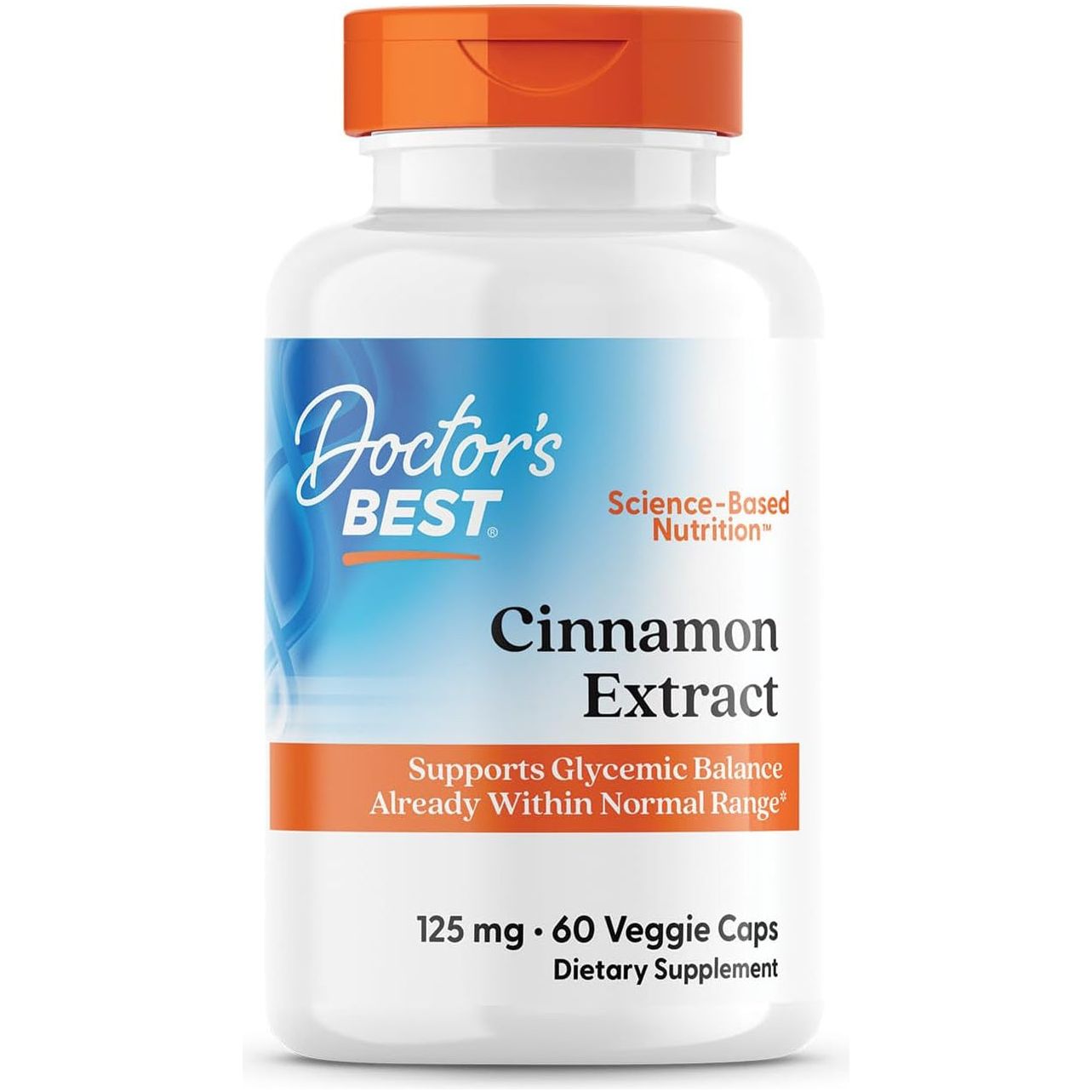Doctors BEST Cinnamon Extract Cinnulin PF, Supports Glycemic Balance Already within Normal Range, 60 Capsules