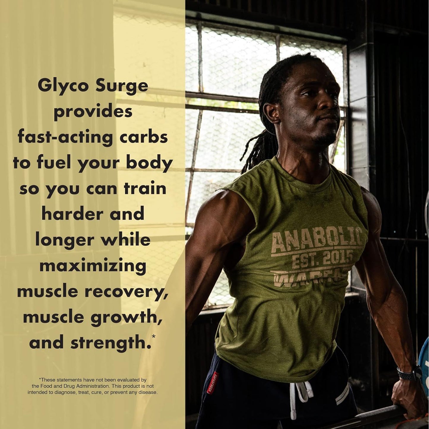 Anabolic Warfare Glyco Surge - Glycogen Supplement Performance Carbs to Help Lean Muscle Growth (40 Servings)