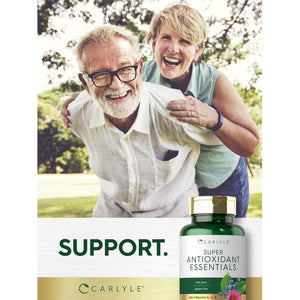 Carlyle Antioxidants Supplement | 100 Caplets | Nutritional Complex | Vitamin A, C, E | Non-Gmo, Gluten Free Formula.