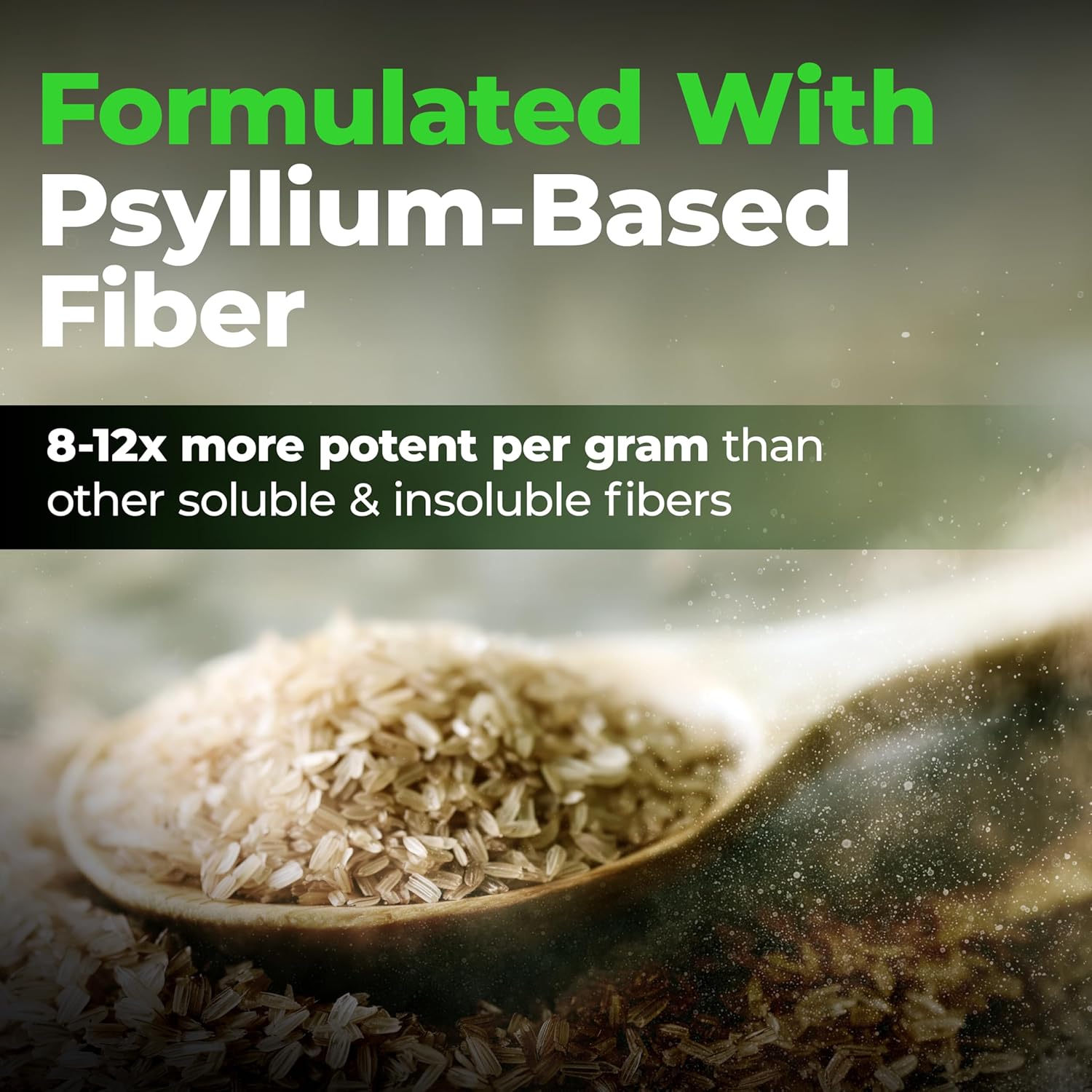 Species Nutrition Fiberlyze Fiber Supplement, Psyllium Based Soluble & Insoluble Fiber Powder (Mango, 30 Servings)