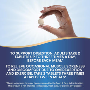 Nature'S Way Mega-Zyme, Pancreatic & Systemic Enzymes*, Relieves Occasional Muscle Soreness Due to Overexertion and Exercise,200 Tablets