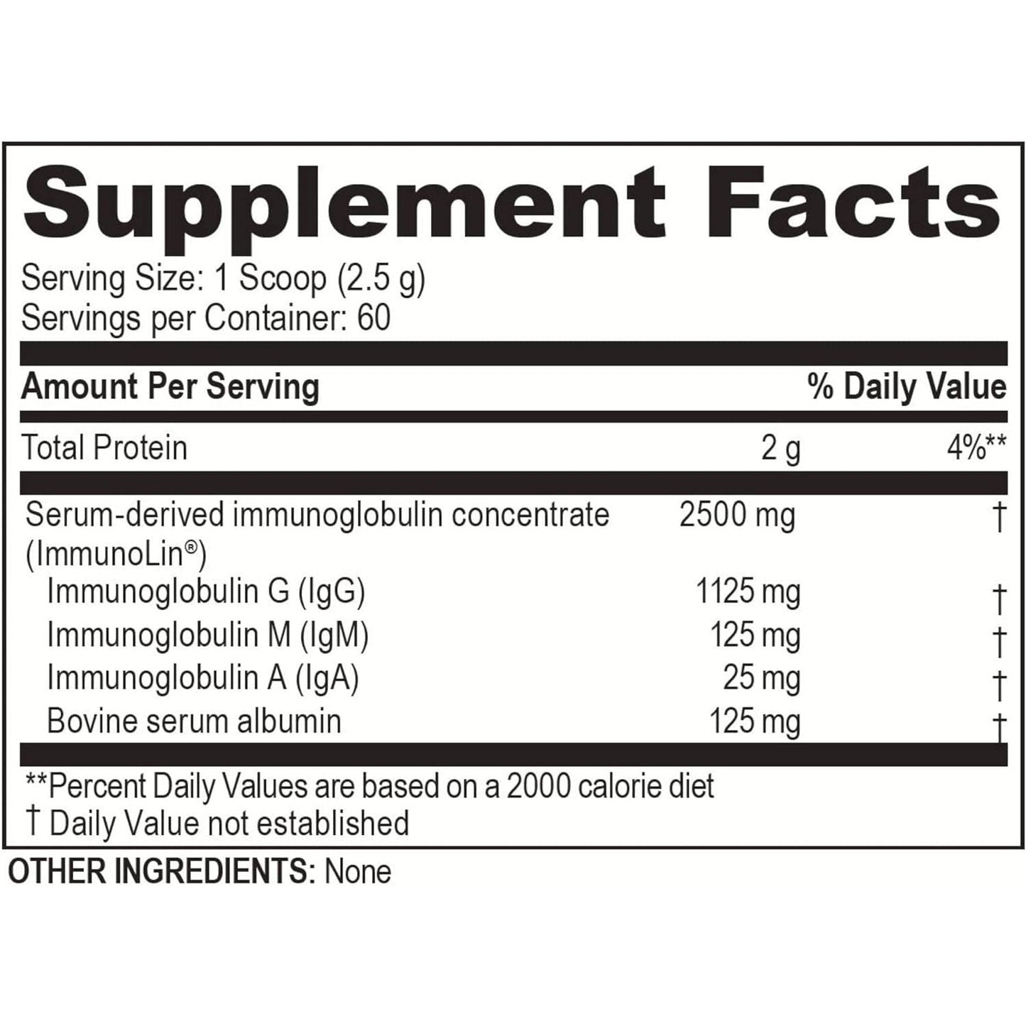 Brain Basics Ultra Pure Igg Supplement - Blended Vitamin & Mineral Supplements, 150G, 60 Servings