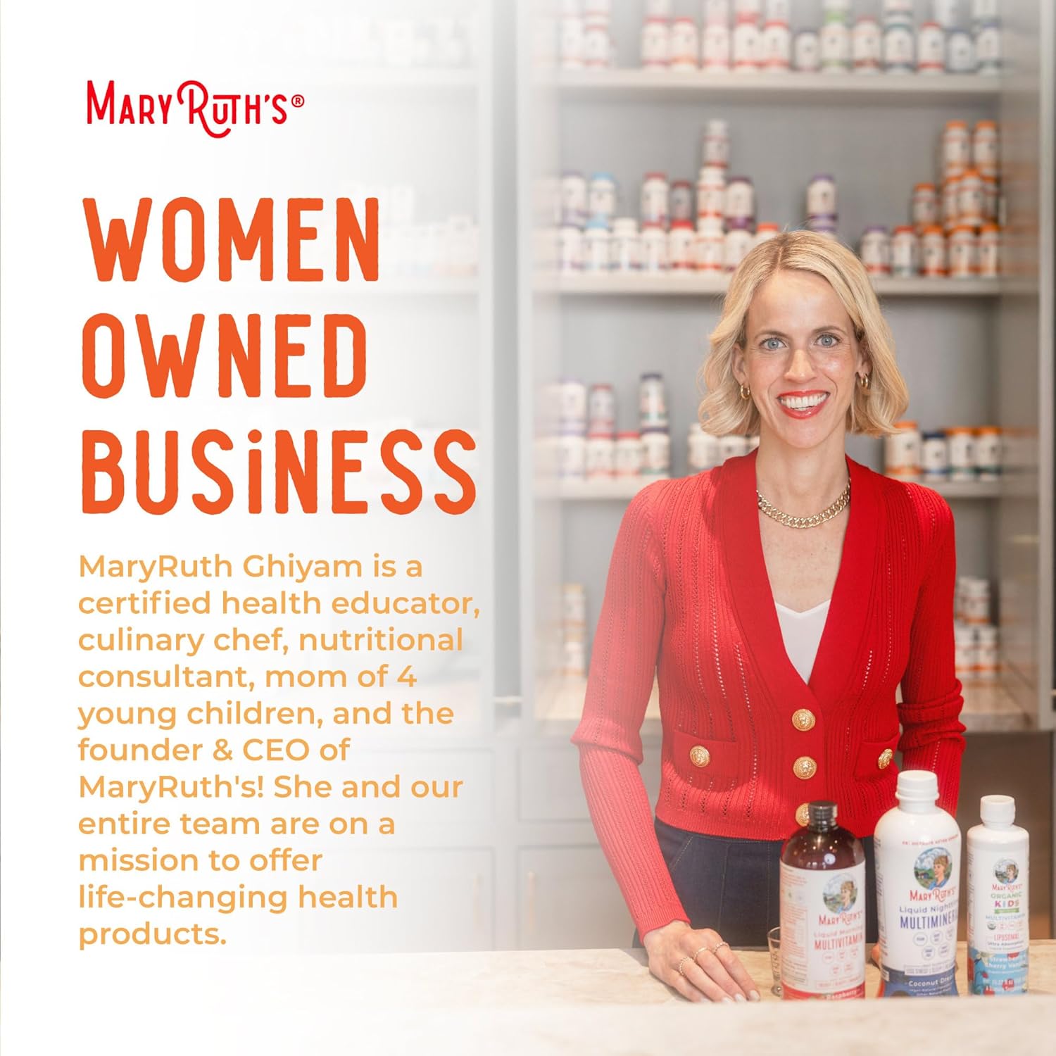 Maryruth Organics Vegan Omega 3 Gummies for Kids 2+, 2 Month Supply