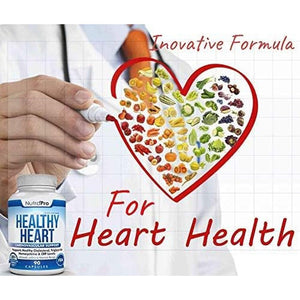 Nutrapro Healthy Heart - Artery Cleanse & Protect. Supports Healthy Cholesterol and Triglyceride. GMP Certified