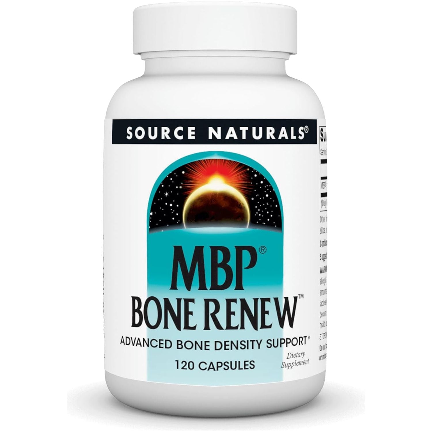 Source Naturals MBP Bone Renew - Milk Protein for Advanced Bone Density Support* - 120 Capsules