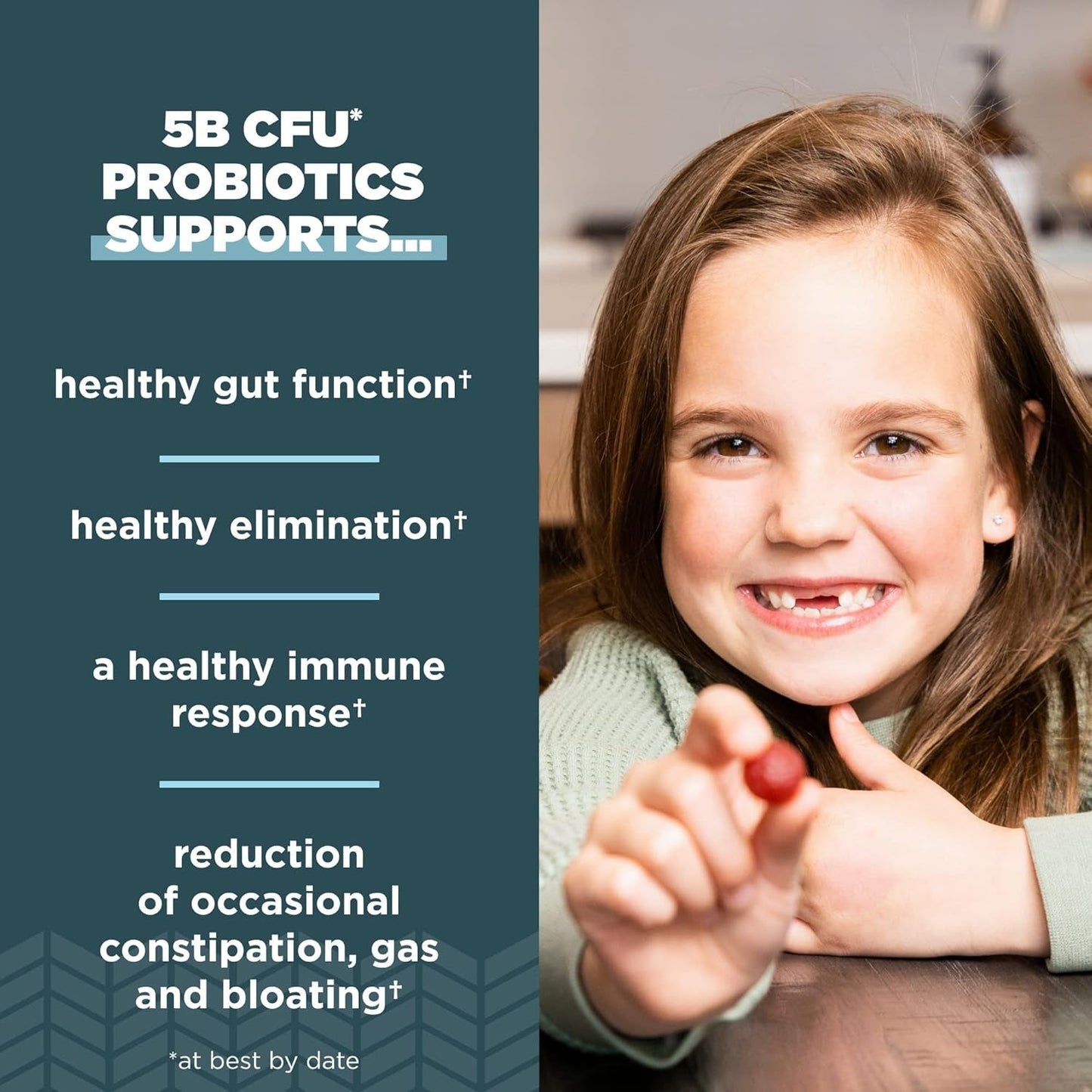 Ancient Nutrition Probiotics for Kids, Berry, Reduces Occasional Bloating and Constipation, 30 Count