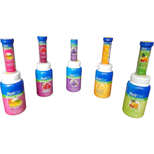 Relion Glucose, 50 Tablets with On-The-Go Tube, 10 Tablets. (Orange) by Reli On