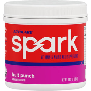 Advocare Spark Vitamin & Amino Acid Supplement - Focus & Energy Drink Powder Mix - Fruit Punch - 10.5 Oz